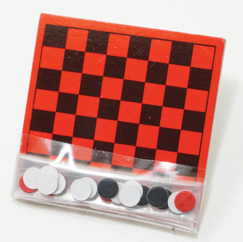 Dollhouse Miniature Checker Set